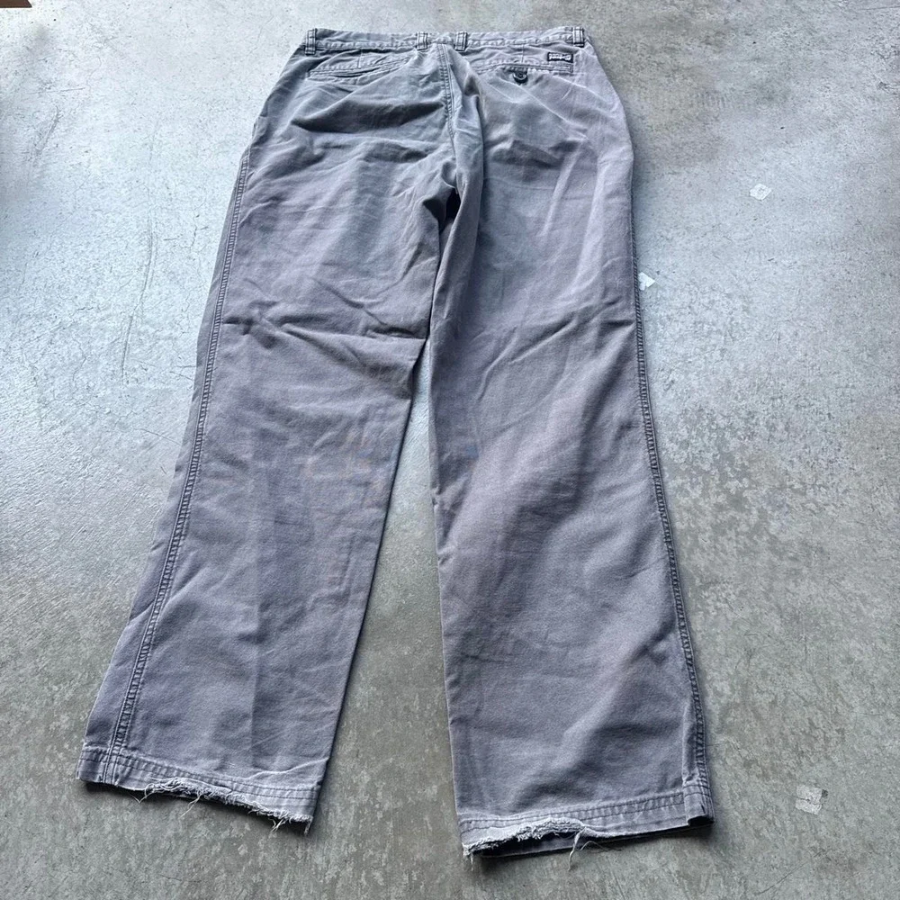 Patagonia Men's Regular Fit Forge Gray Straight Leg Duck Pants Size 32 Outdoors